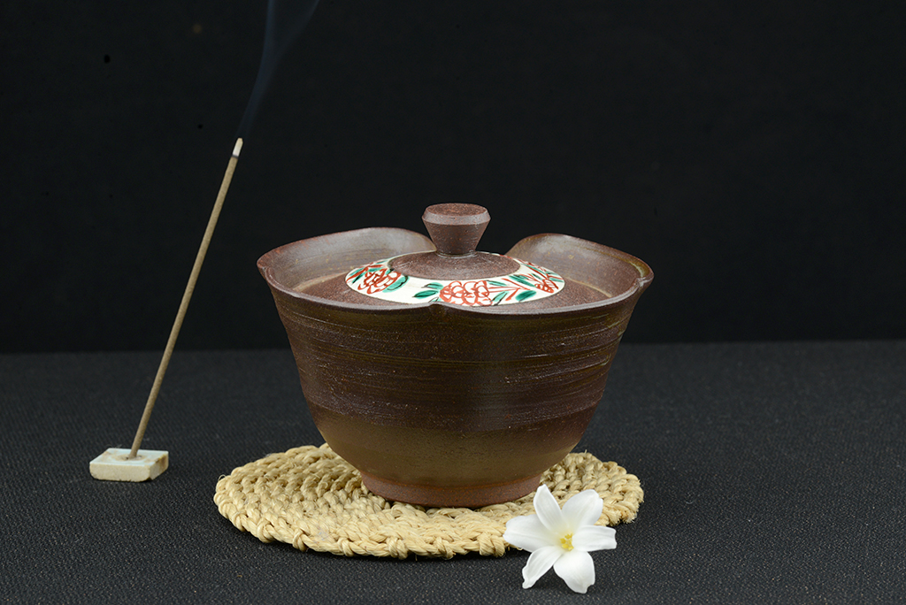 Kyotói virágos hoihin, marukyu koyamaen, japán tea